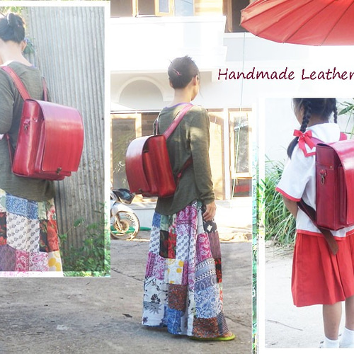 リュック 赤 リュックサック（M） | ファミリア公式サイト