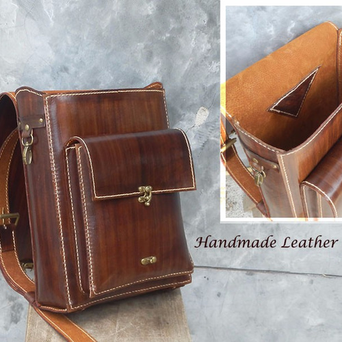 美品【CHET-LEATHER】大人用ランドセル・茶色 バッグ