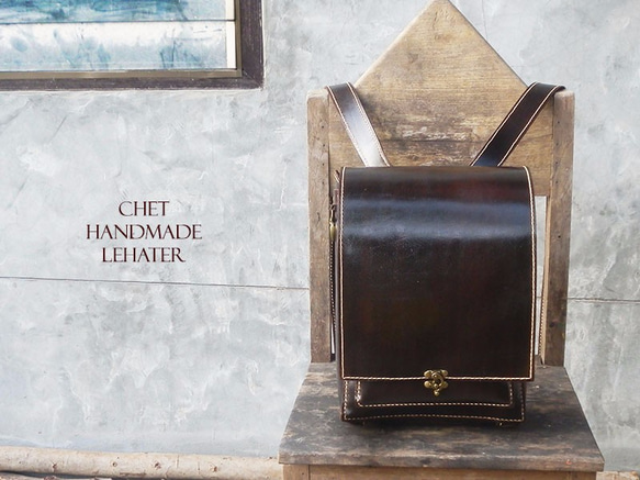 ジ*ル様 美品【CHET-LEATHER】大人用ランドセル・茶色 大人用ランドセル・茶色 - CHET-LEATHER | minne 国内最大級の