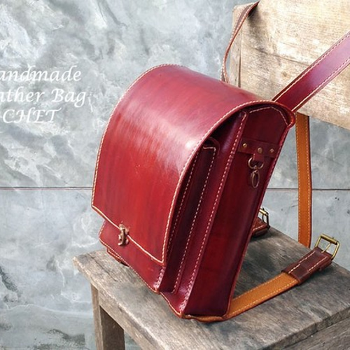 大人のランドセル・赤茶 リュック・バックパック Chet-Leather 大人のランドセル・赤茶 リュック・バックパック Chet-Leather
