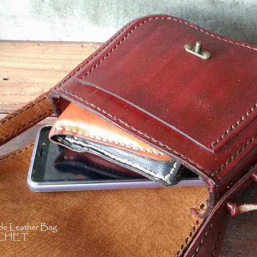 ショルダーバッグ・ポシェット MONIQUE SHOULDER BAG (CARMINE RED) MONIQUE SHOULDER BAG (CARMINE RED) - Atelier de LUMEN