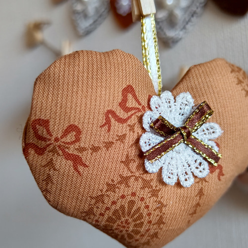 ✳sweet chocolat ブラウン系ハートガーランド and petit ガーランド