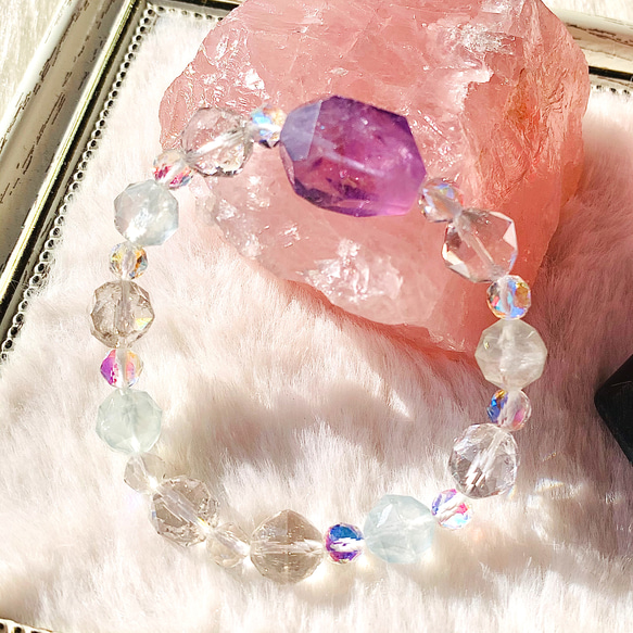 愛光堂 ブレスレット アメトリン ルチルクォーツ 愛光堂 ブレスレット