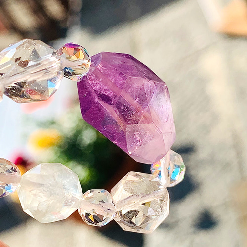 愛光堂 ブレスレット アメトリン ルチルクォーツ シトリン・ルチル