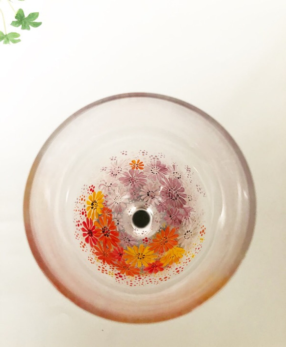 誕生花！ディモルフォセカのワイングラス 4枚目の画像
