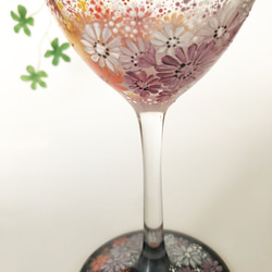 誕生花！ディモルフォセカのワイングラス 9枚目の画像