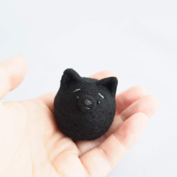 【受注製作】-うちのこ- まゆねこ(猫)オーダーページ　羊毛フェルト 5枚目の画像