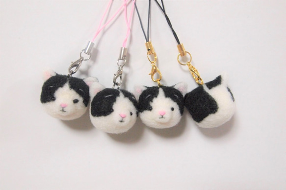 《定做》Mayuneko【Order Pattern】Mobile Phone Cleaner Strap Wool Felt 第3張的照片