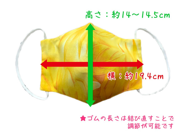 マスク ハワイアン おしゃれ こだわり リバーシブル 立体マスク 布マスク 洗える アロハマスク 夏 ハワイ直輸入生地 3枚目の画像