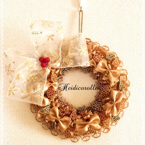 マカロニリースdue リース Heidicorolle 通販 1572100｜Creema(クリーマ)