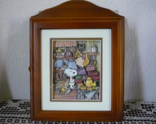 ☆キーボックス☆スヌーピーの3D立体画付 その他家具 3D工房Fine Art