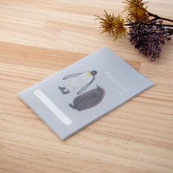 着せかえペンギンの親子　母子手帳カバー　お薬手帳カバー　動物シリーズ 3枚目の画像