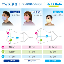 FiLTASS Breath-UP 血色 シルクマスク × ナノファイバー 東工大教授発明 高性能フィルター搭載 マスク 9枚目の画像