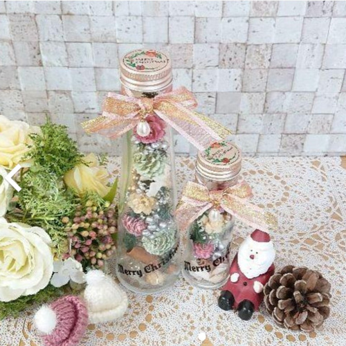 №95 ﾊｰﾊﾞﾘｳﾑ クリスマスツリー クリスマス飾り ﾎﾞﾄﾙﾌﾗﾜｰ ハー