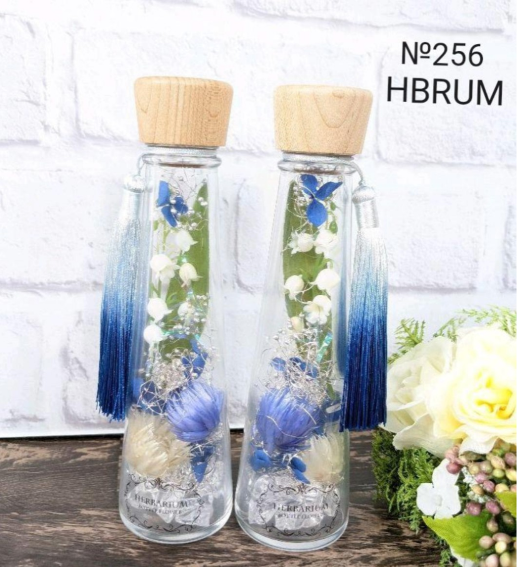 ◆ハーバリウム　361 デンドロビウムのドロップボトル*.:。✿*゜お供え ◇ハーバリウム 361 デンドロビウムのドロップボトル*.:。✿*゜