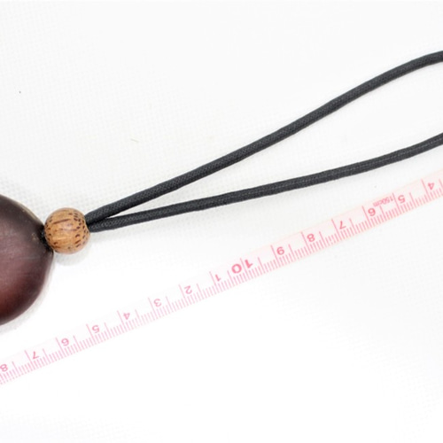 モダマ玉ストラップ根付け チャーム ST-019 世界で一番大きい豆 ネック