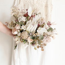 お花が揺れるボタニカルブーケ♡ウェディングブーケ/ナチュラル