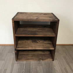 Shoes rack, Free rack,  walnut 4枚目の画像