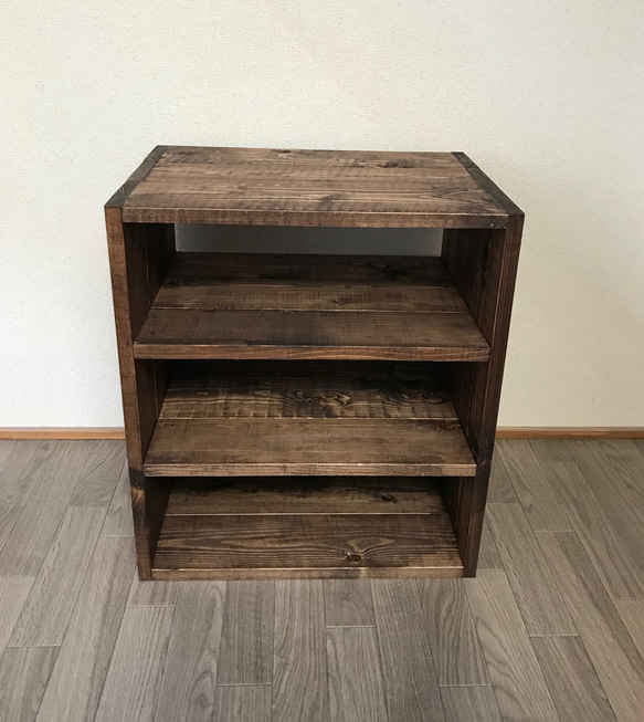 Shoes rack, Free rack,  walnut 4枚目の画像