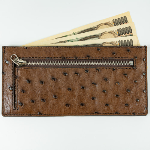 フラグメントケース✨キャッシュレス時代に最適【オーストリッチ  