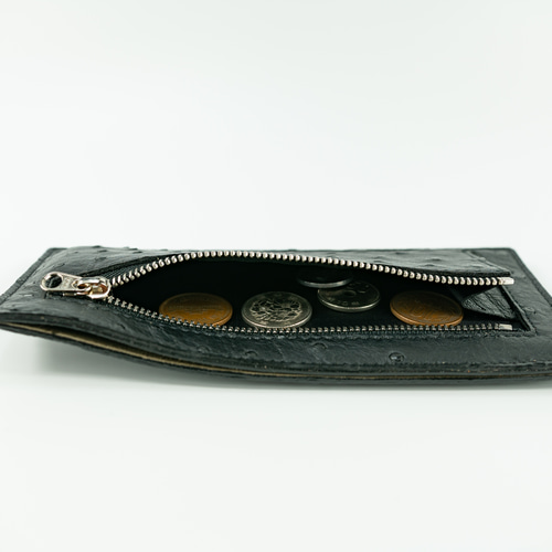 フラグメントケース✨キャッシュレス時代に最適【オーストリッチ  