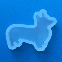 シリコンモールド 犬・ワンコ・コーギー・UVレジン液使用可！／型番456－Ｋ 2枚目の画像