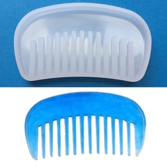 レジン 型 猫 櫛 ブラシ ハンドメイドパーツ 資材 材料 コスメ 髪飾り