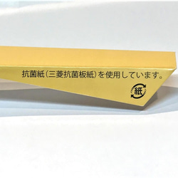 10枚入り 使い捨てできる紙製の手に持つマスク(裏面抗菌)　スマイル 6枚目の画像