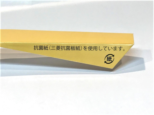 10枚入り 使い捨てできる紙製の手に持つマスク(裏面抗菌)　スマイル 6枚目の画像