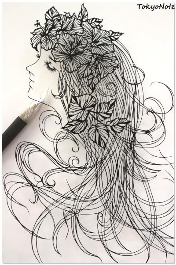 KISS ME】切り絵 切り絵 切り絵 tokyonote 通販 12703758