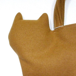 [數量有限的1個秋天幸運袋]羊毛貓袋和帶有駱駝獎勵的小袋* Creema限量！ 第5張的照片