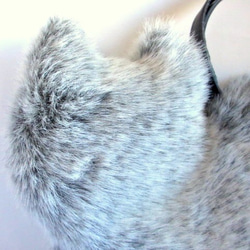 * 新 * 蓬鬆貓袋 * 灰灰色貓 B 第3張的照片