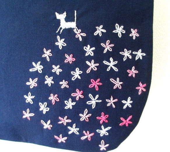 銀貓和流星*手提包粉紅色 第3張的照片