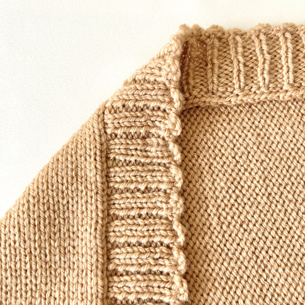 150色＊推し色で作るフリルのゆるシルエットカーディガン＊手編み・機械編みニット＊送料無料