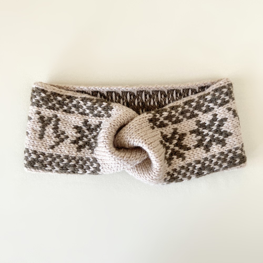 150色＊推し色で作る星座×ノルディック柄クロスターバン＊やぎ座＊手編みニット＊送料無料