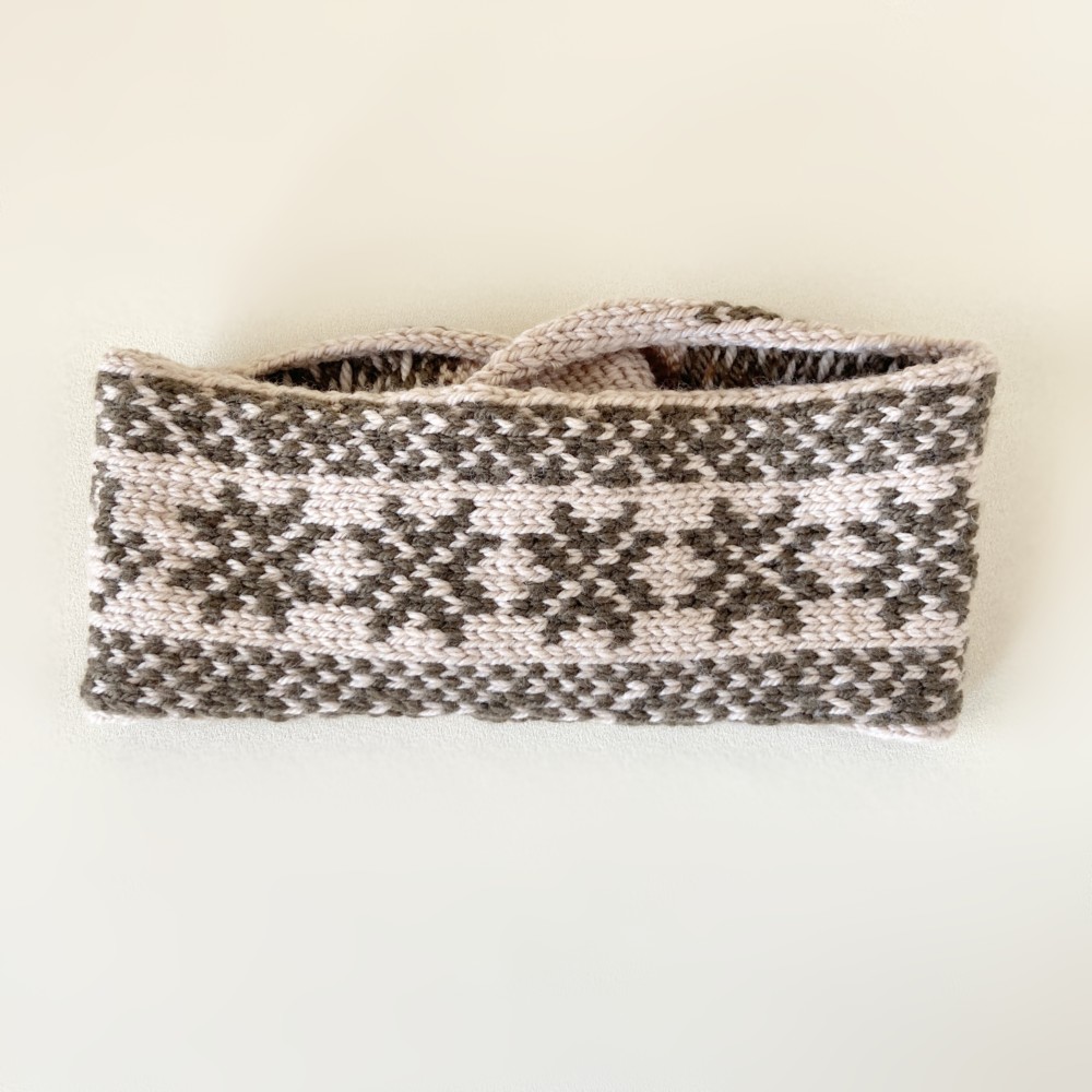 150色＊推し色で作る星座×ノルディック柄クロスターバン＊やぎ座＊手編みニット＊送料無料