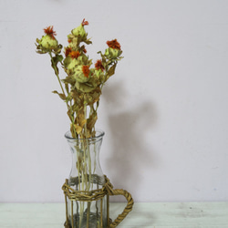 アウトレット　紅花　花材　ドライフラワー　オレンジ 3枚目の画像