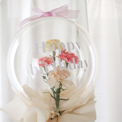 mix carnation flower balloon カーネーション　母の日　フラワーバルーン 4枚目の画像