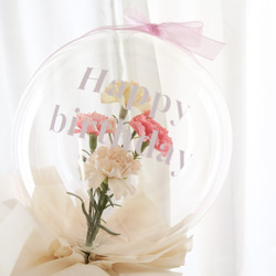 mix carnation flower balloon カーネーション　母の日　フラワーバルーン 6枚目の画像