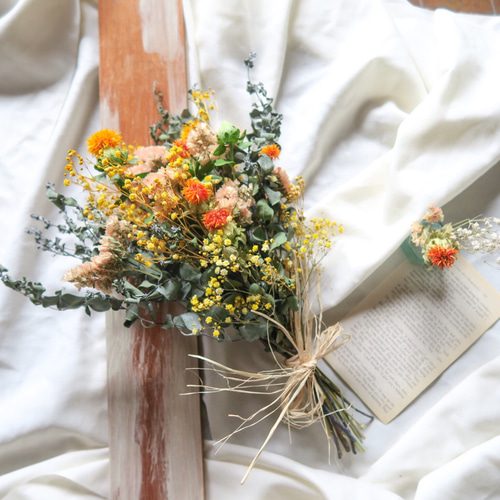 特集掲載】母の日インテリア safflower swag 夏の訪れ紅花スワッグ 