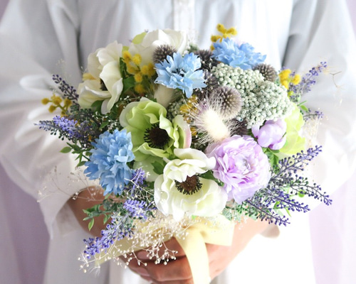 weddingbouquet 3点set ウェディングブーケ ドライフラワー 結婚式