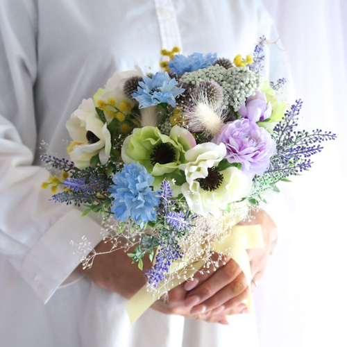 weddingbouquet 3点set ウェディングブーケ ドライフラワー 結婚式