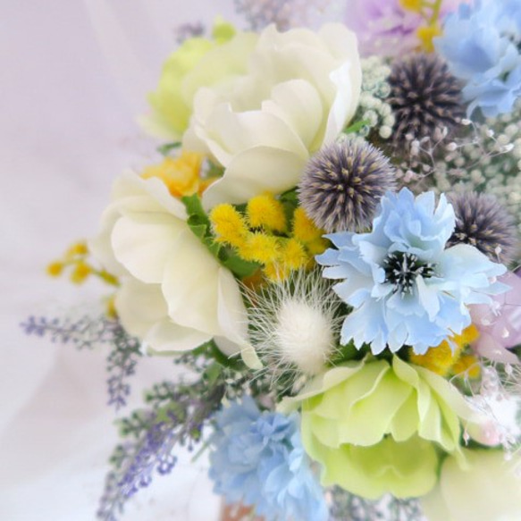 weddingbouquet 3点set ウェディングブーケ　ドライフラワー　結婚式 8枚目の画像