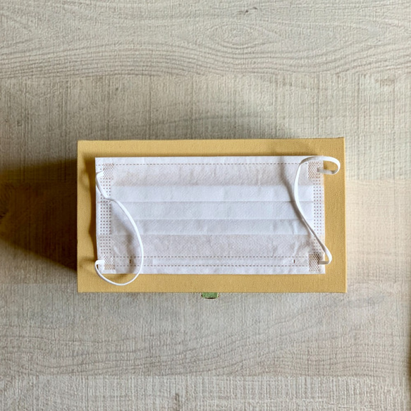 Rikkaさま専用ページ【ミモザ】シンプルな マスク収納ボックス ☆ホワイト☆ 8枚目の画像