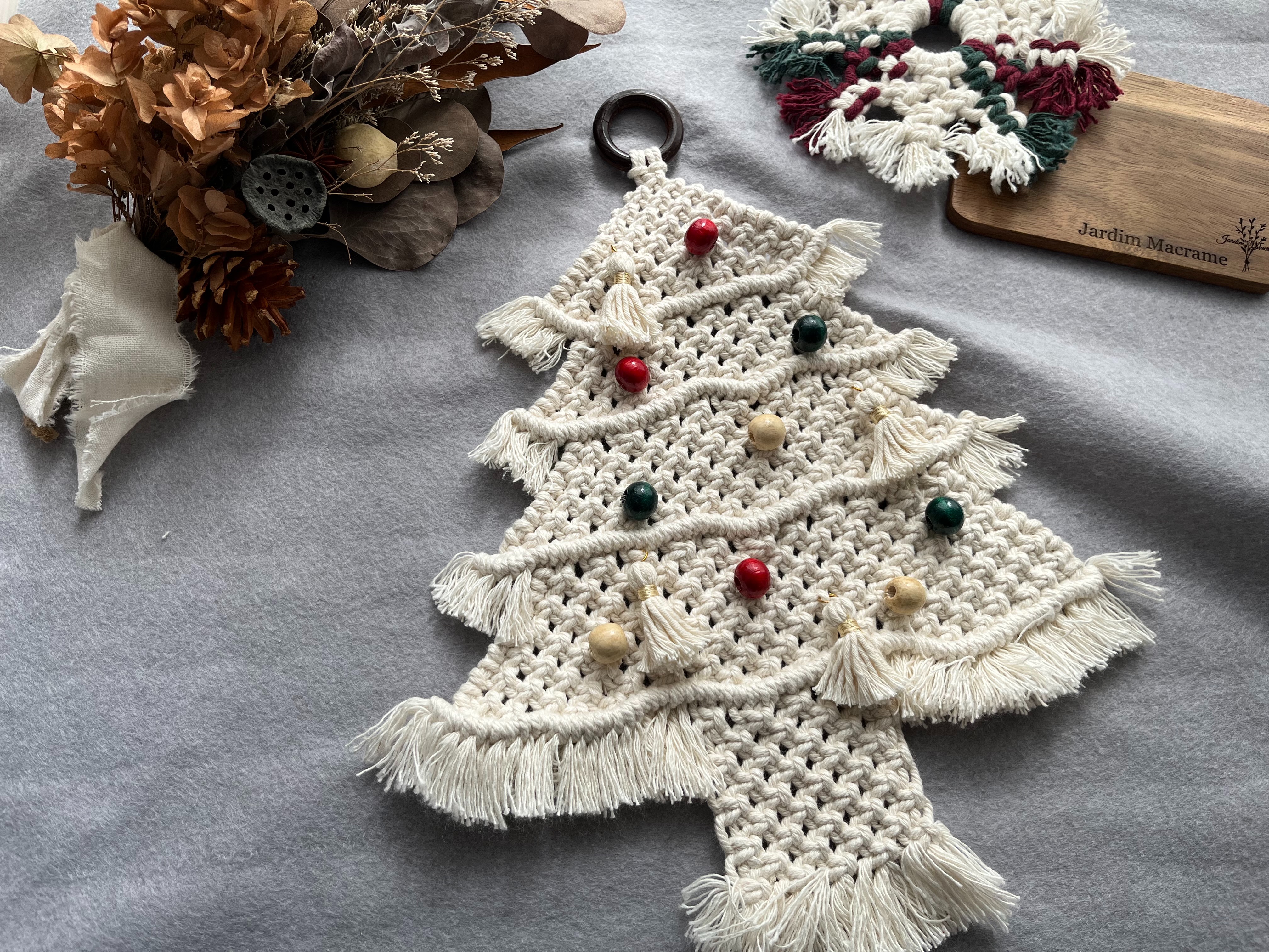 NO．432『マクラメ・クリスマスガーランド・タペストリー』