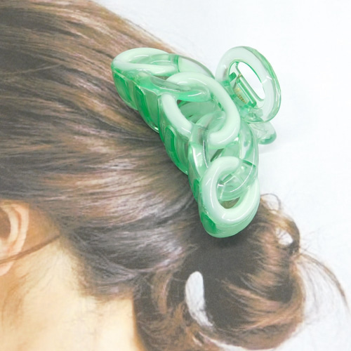 ラス1再販！L大仏製メロングリーンチェーン 大人バンスクリップ