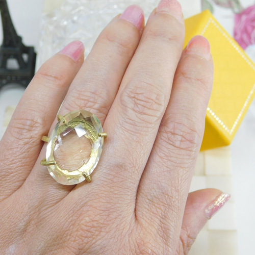 黄金パワー⤴シトリンキラキラ高品質3A・ヴィンテージレトロ・7