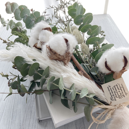 専用＊winter＊コットン＆パンパス ドライフラワースワッグ② 【公式通販】