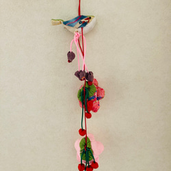 鶯　梅　桜　吊るし雛　壁掛け　縁起物　 8枚目の画像
