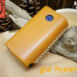 glo hyper＋ Tight fit case 栃木レザーキャメル【ハイパープラス専用】 1枚目の画像